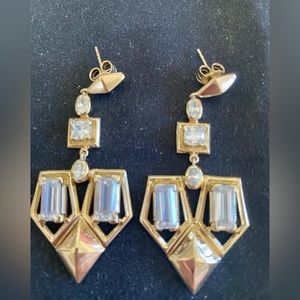 Melinda Maria Vintage Architectural Chandelier Earrings
